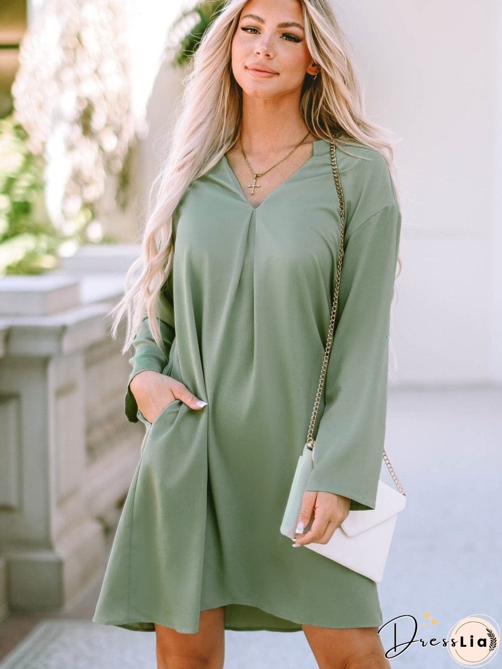 Elegant V Neck Blouse for Women