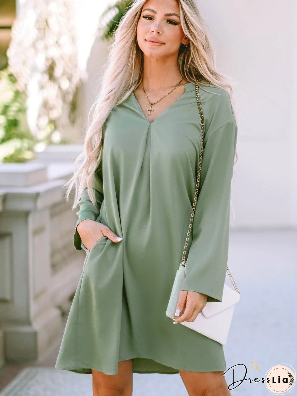 Elegant V Neck Blouse for Women
