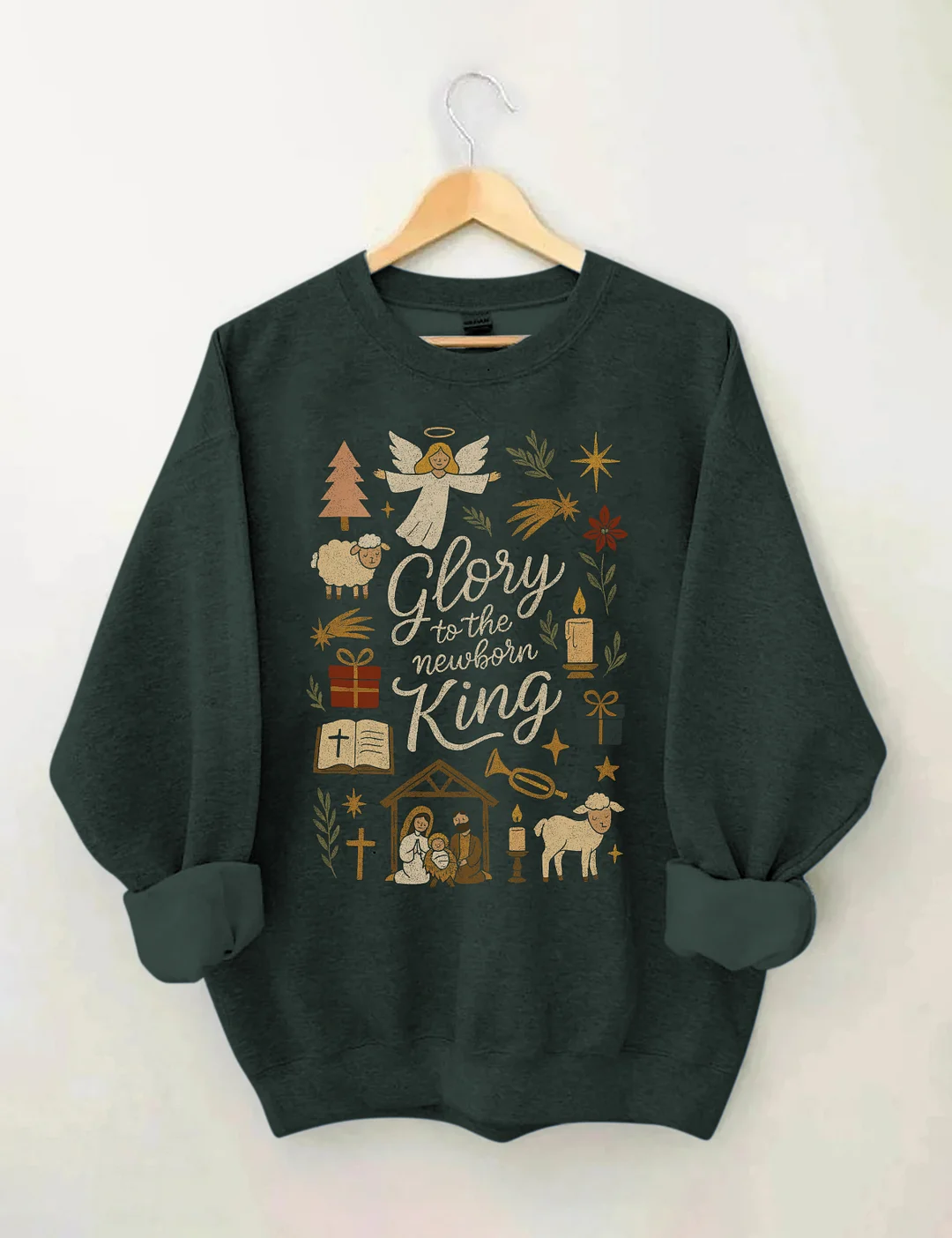 Glory To The Newborn King Sweatshirt