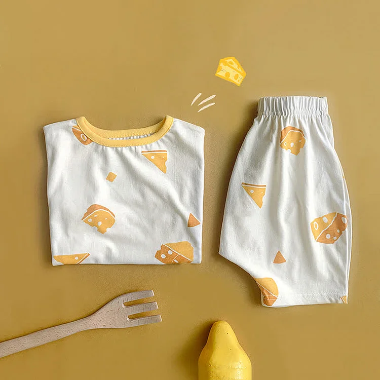 Baby Cheese Tee and Shorts Set 