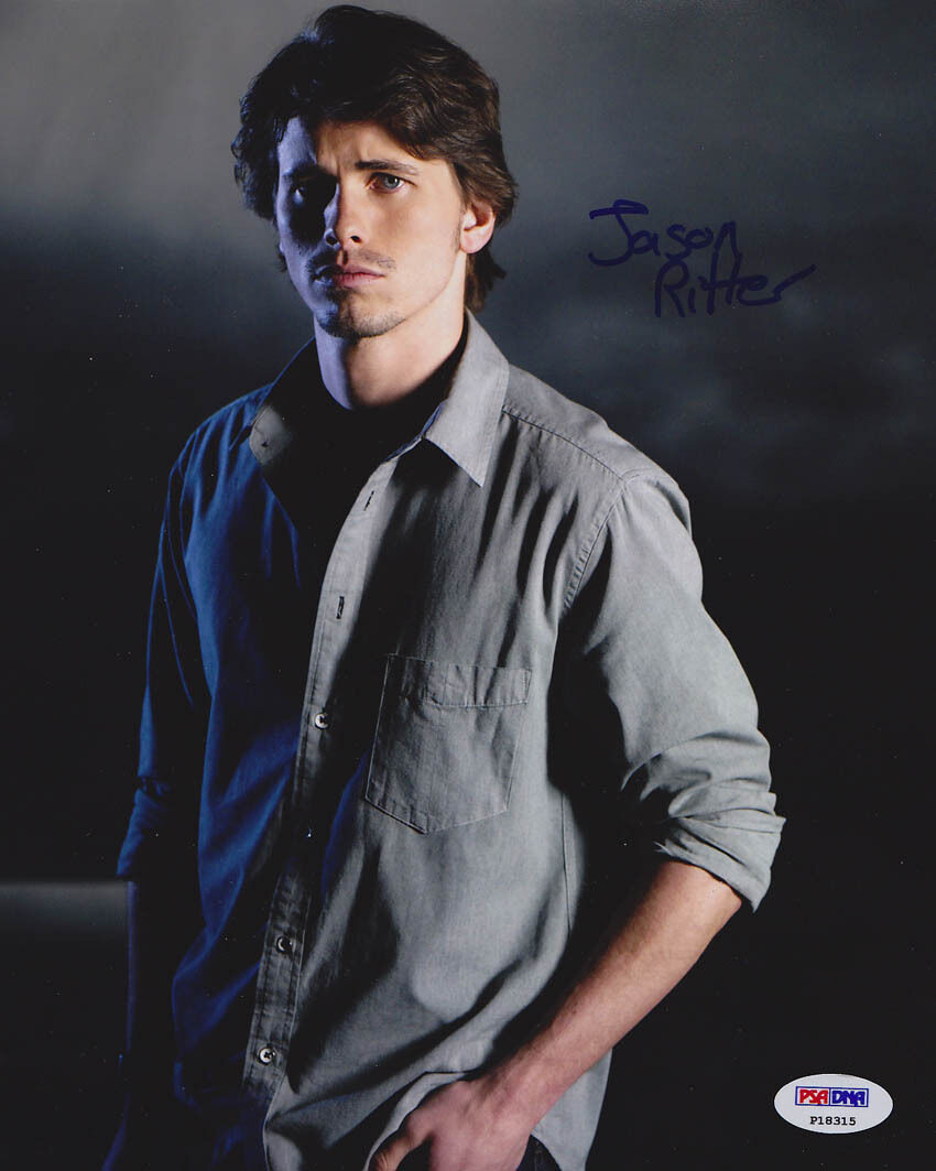 Jason Ritter SIGNED 8x10 Photo Poster painting Scott HBO Girls PSA/DNA AUTOGRAPHED