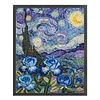 Van Gogh - Blue Rose-11CT Stamped Cross Stitch 40*50cm/15.75*19.69in
