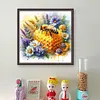 Bees And Flowers-11CT Stamped Cross Stitch 40*40cm/15.75*15.75in tapestrymarket