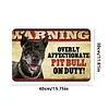 Pets Dog Warning - Vintage Metal Signs - 20*30cm/30*40cm - Warning