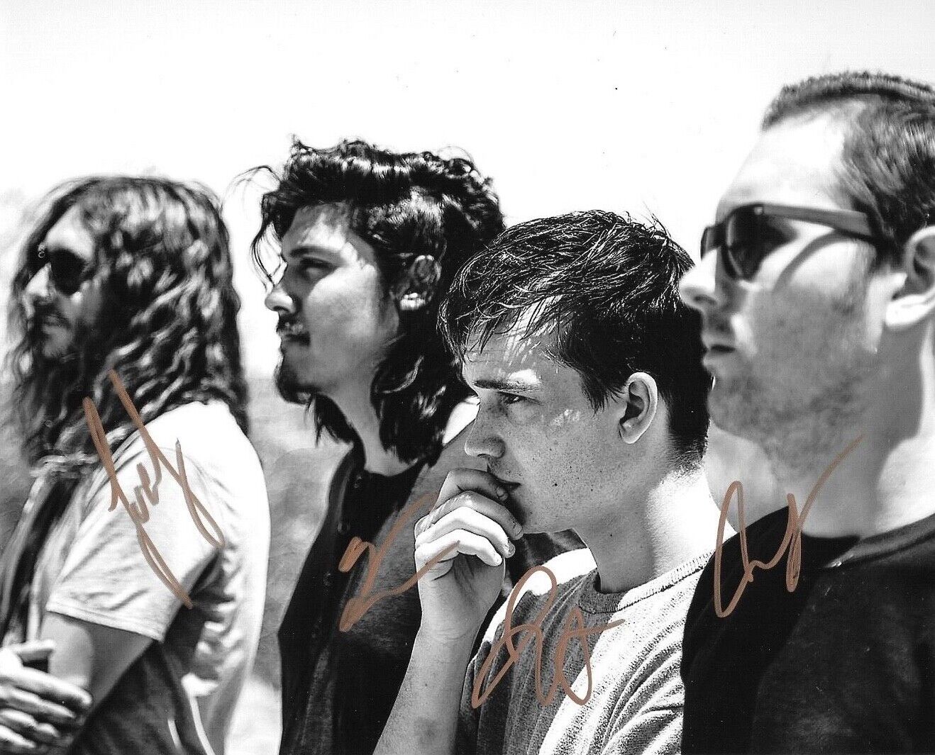 * BADFLOWER * signed 8x10 Photo Poster painting * JOSH, ANTHONY, ALEX & JOSEPH * COA * 8