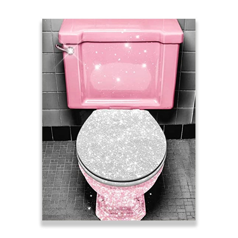 Casual Portrait High Heel Canvas Painting Wall Art