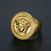 European and American Hip-Hop Versatile Accessories - Golden Myth Ring
