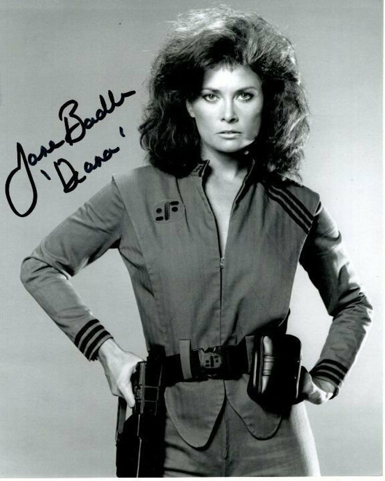 Jane badler signed autographed v diana Photo Poster painting