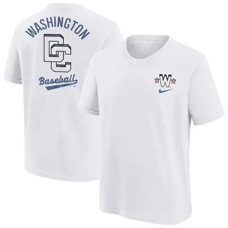 Youth Washington Nationals  White 2025 City Connect T-Shirt