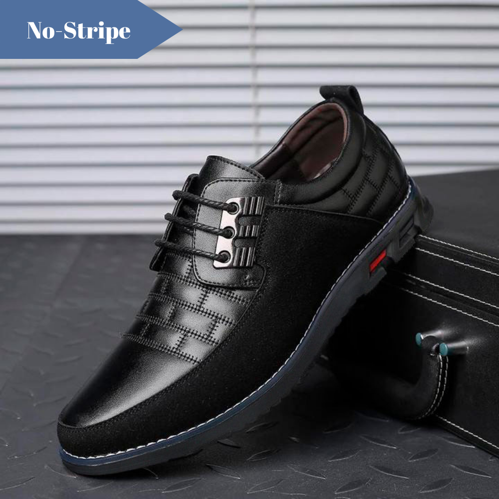 Oxford No-Stripe™ Orthopedic Leather Shoes
