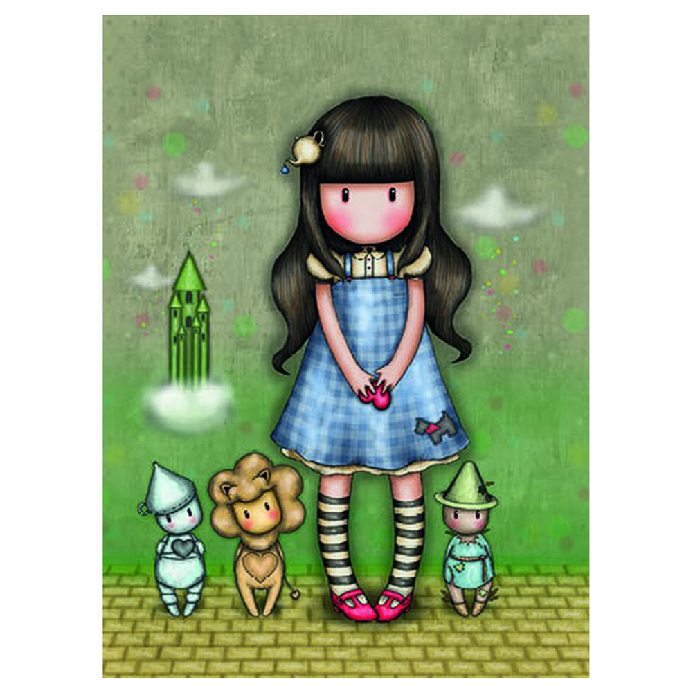 

Goliath Doll - 11CT Stamped Cross Stitch - 30*40CM, 501 Original