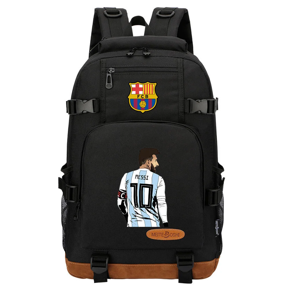 Buzzdaisy Score a Goal with our Lionel Messi Themed Backpack - Perfect for School and Sports!