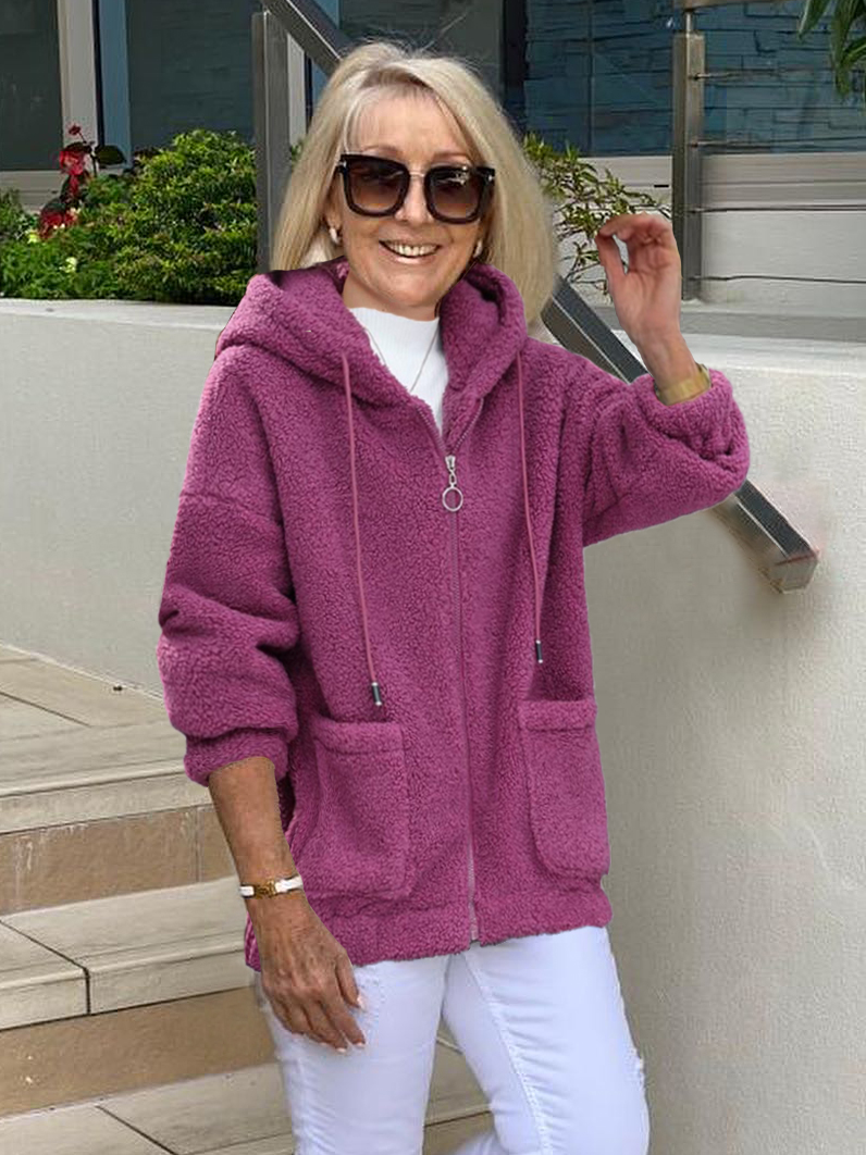 Plus Size Winter Teddy Coat Sherpa Jacket