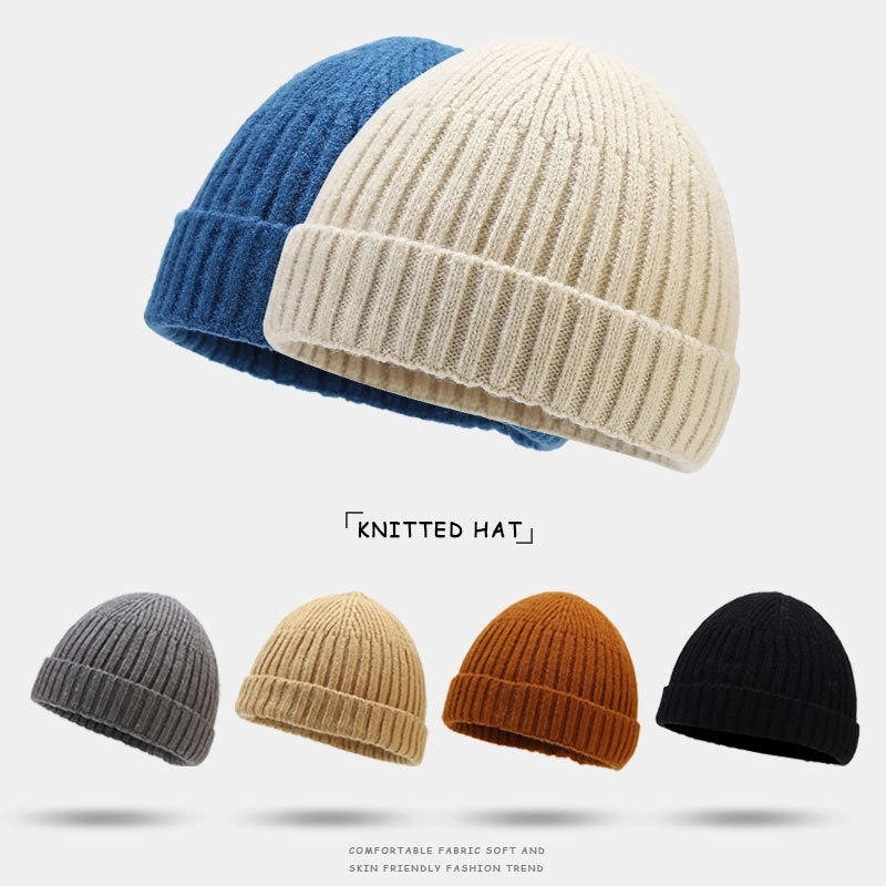 Korean Hat For Men And Women Autumn And Winter Knitted Hat Hip Hop Watery Hat