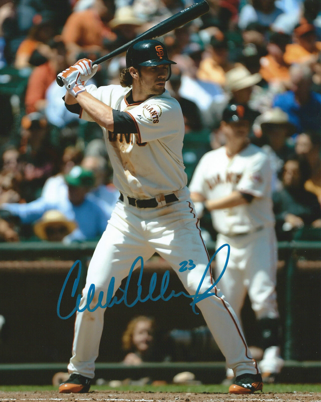 **GFA San Francisco Giants *CHARLIE CULBERSON* Signed 8x10 Photo Poster painting C3 COA**