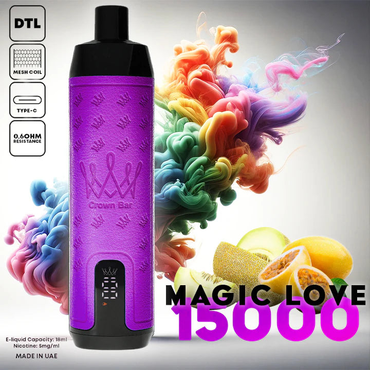 Al Fakher Crown Bar Pro Max 15000 Puffs Disposable Vape Wholesale Al Fakher OPVape