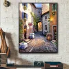 Coffee Street  | Full Round Diamond Painting Kits