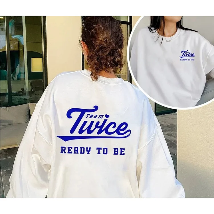 Kpop Twice Logo Shirt, Best Selling Twice Ready To Be Tour Short Sleeve  Crewneck