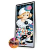 (30*75cm)Girl -  Full Round Drill Diamond Painting