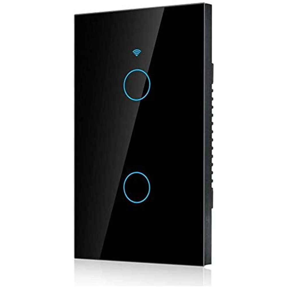 

Tuclix 120 WiFi RF Touch Panel Smart Switch 2 Gang Switch, 501 Original