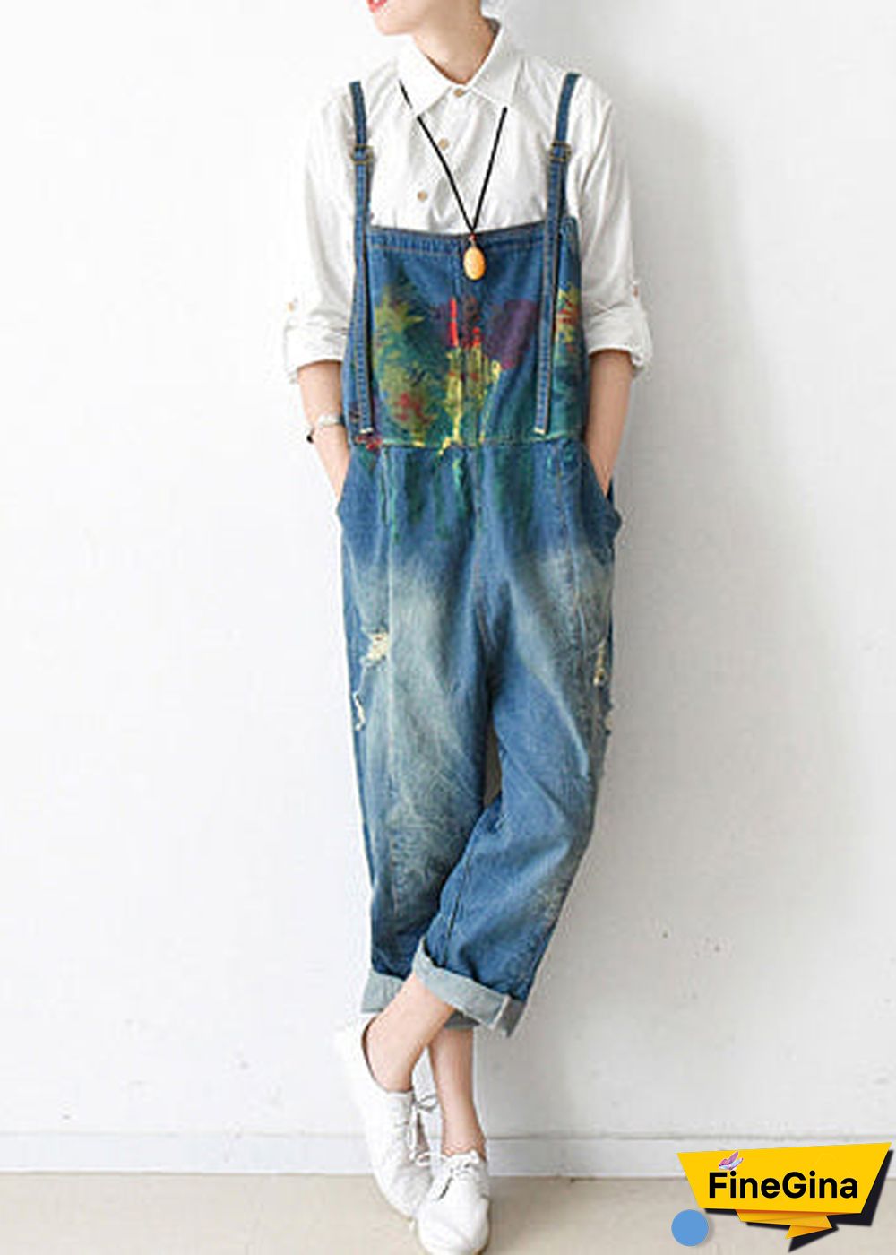 fall oversized denim jumpsuits casual blue jeans denim outfits cute