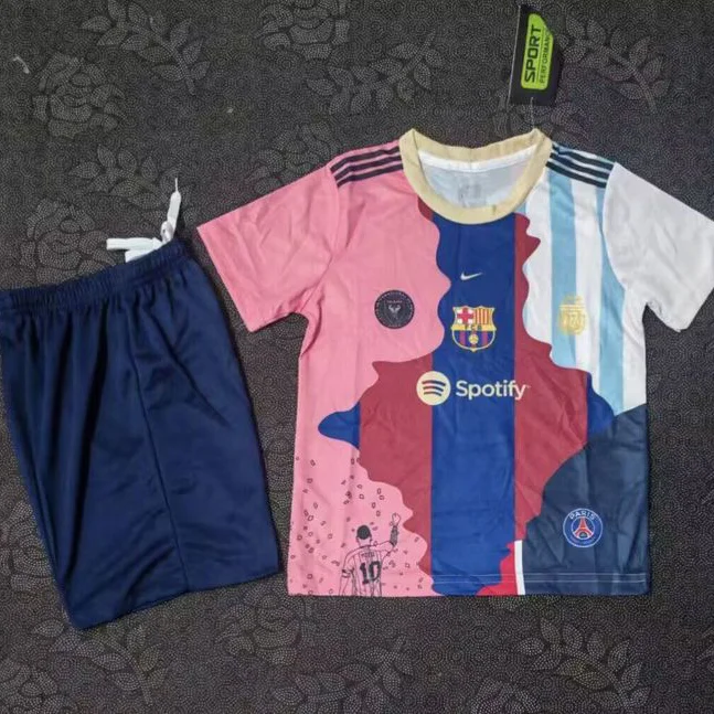 25/26 Messi Commemorative Edition Special Edition Kids Set