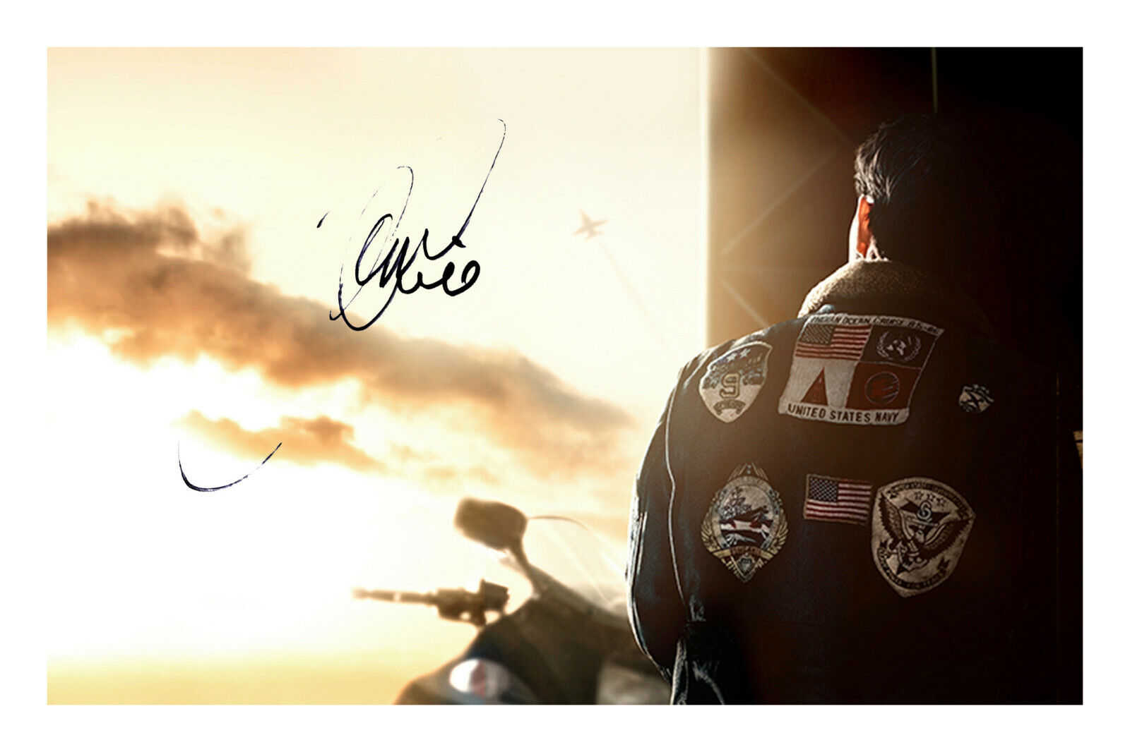 Top Gun Signed A4 Autograph Photo Poster painting Print Tom Cruise Cast Film Poster