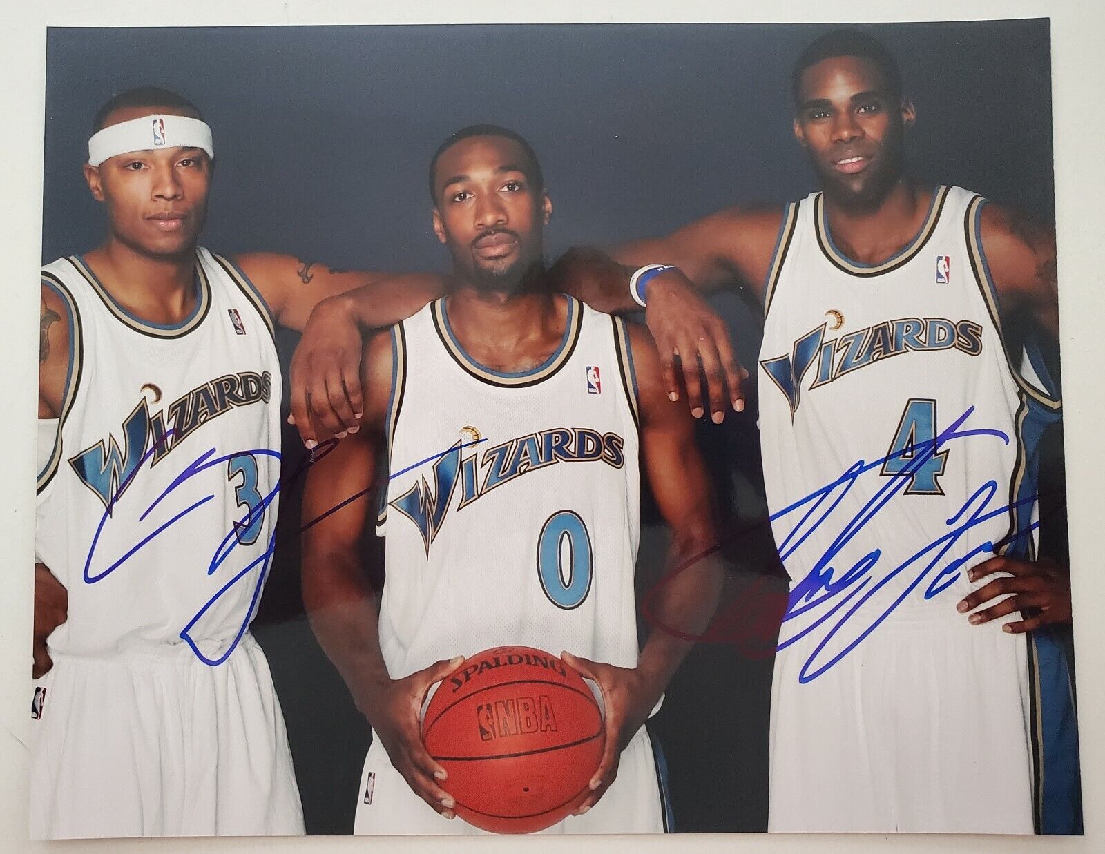 Caron Butler & Antawn Jamison Dual Signed 8x10 Photo Poster painting Washington Wizards NBA RAD