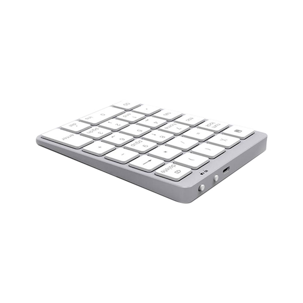 

N960 Bluetooth Wireless Numeric Keyboard Laptop PC Digital Numpad, Silver, 501 Original