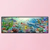 (Big Size)Ocean World - 11CT Counted Cross Stitch - 30*90cm - Animal Natural
