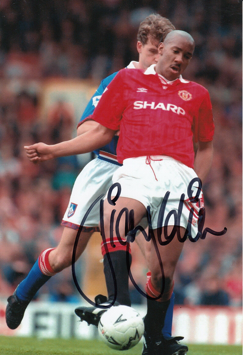 Manchester United Hand Signed Dion Dublin Photo Poster painting 12x8 5.