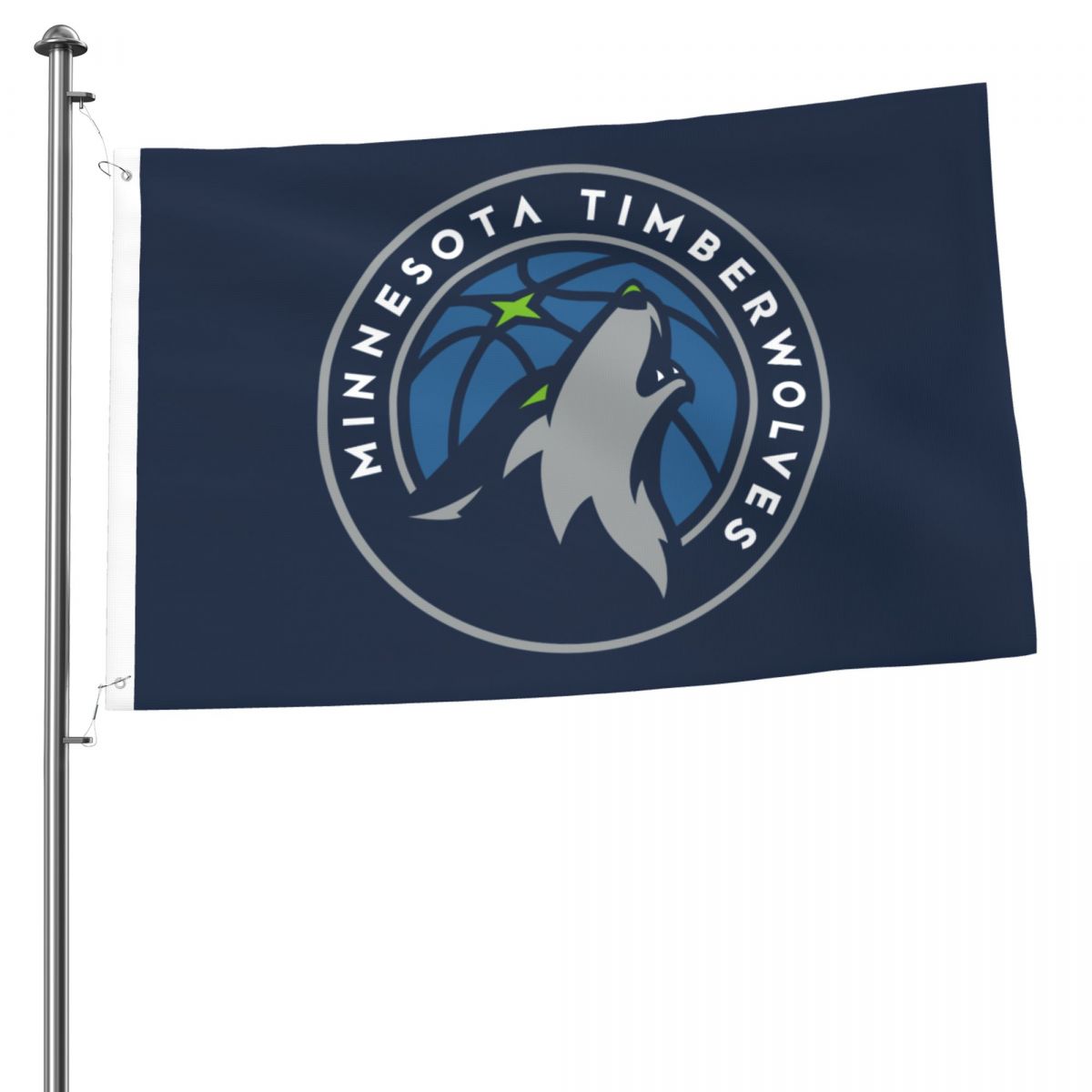 Minnesota Timberwolves Logo 2x3FT Flag
