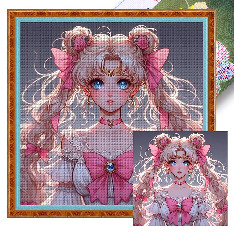 Sailor Moon Sailor Moon (50*50cm) 11CT Stamped Cross Stitch gbfke