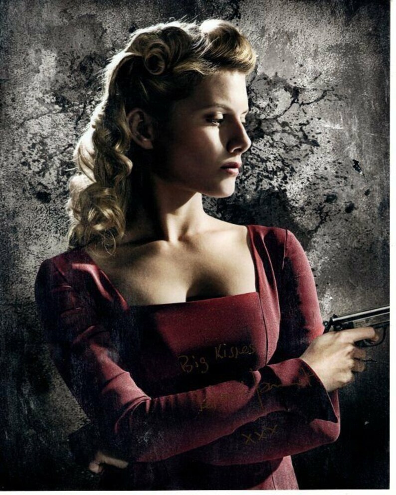 Melanie laurent signed autographed inglourious basterds shosanna Photo Poster painting