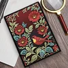 (US Local)Flower Bird Special Shaped Diamond Painting Journal Notebook for Adults
