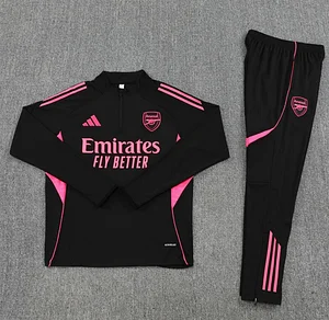 2025/2026 Arsenal Half-Pull Training Suit Football Shirt 1:1 Thai Quality Set