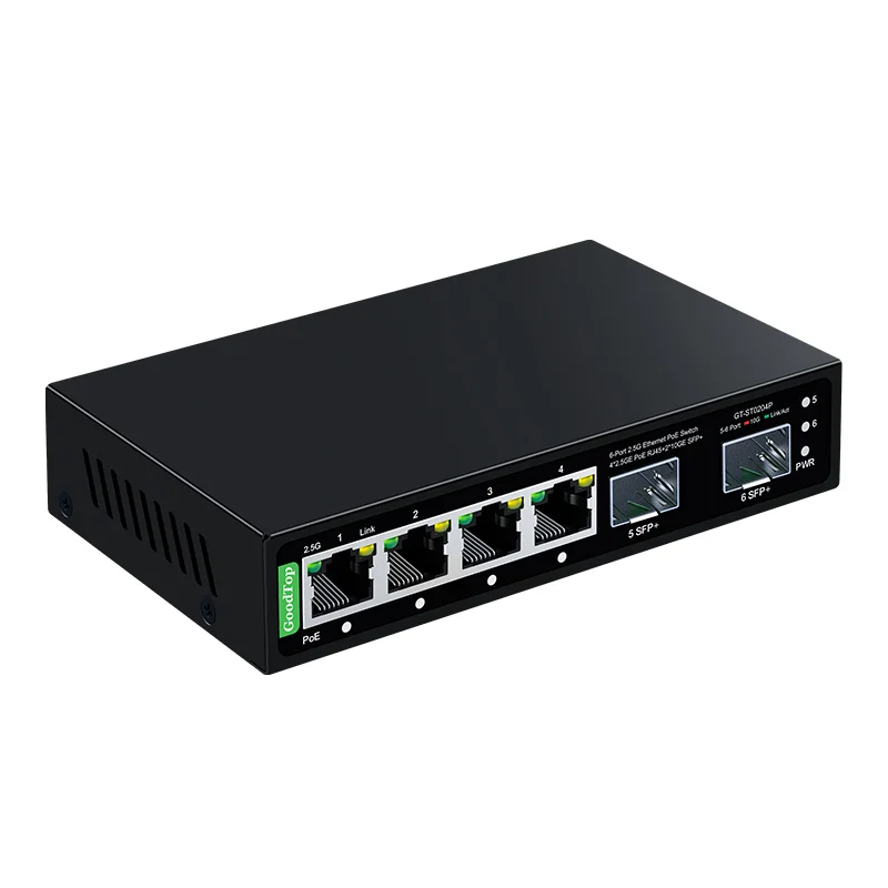 ルーター・ネットワーク機器 GoodTop 8-Port 10G Managed Switch GoodTop 8 Port 10Gb Smart Web Managed SFP+ Switch,10G