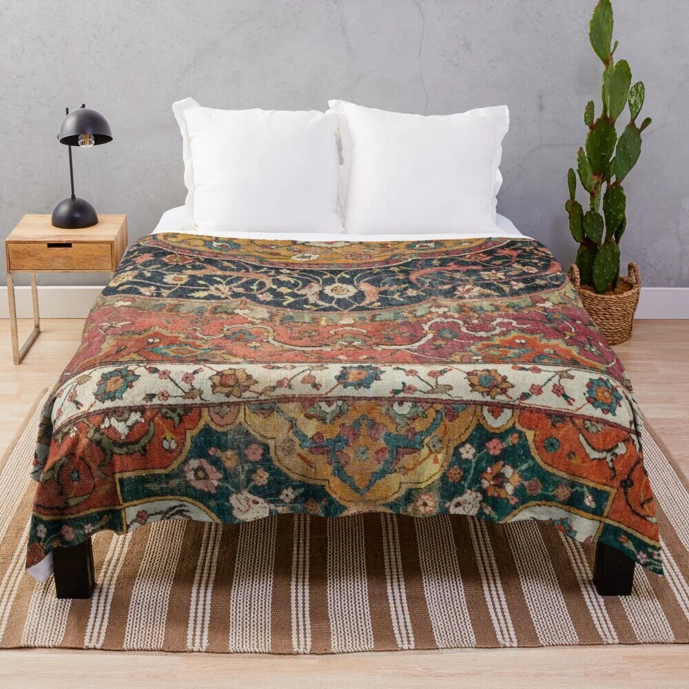 Athvotar Navajo Pattern Throw Blanket, Fleece Blanket Super Soft Cozy Lightweight Comfort Warm for Sofa Bed Couch Queen King Size