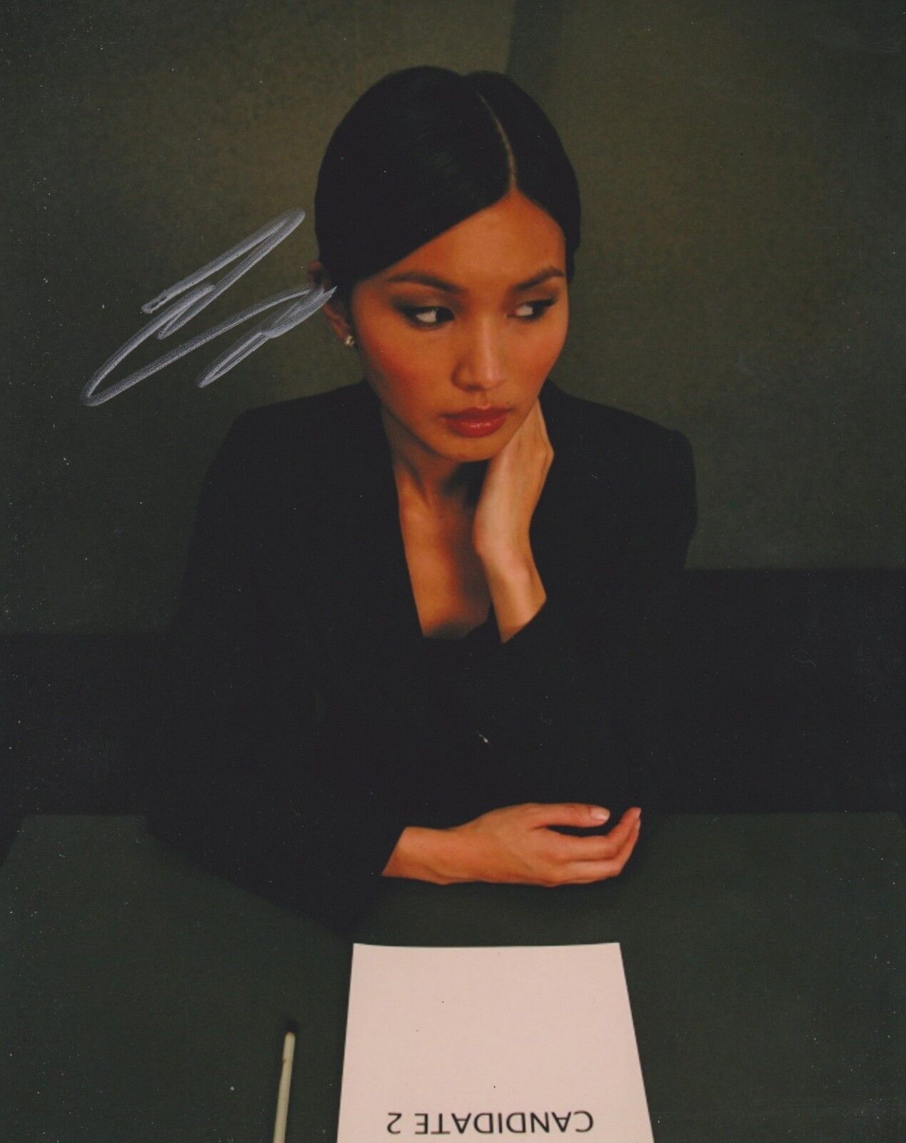 Gemma Chan Signed Exam 10x8 Photo Poster painting AFTAL