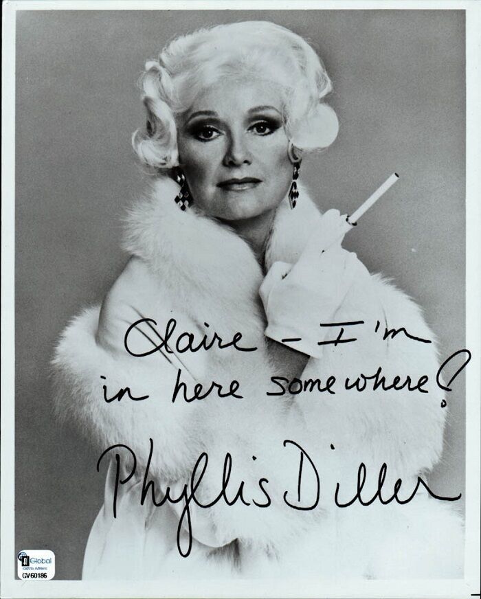 PHYLLIS DILLER Signed Photo Poster painting