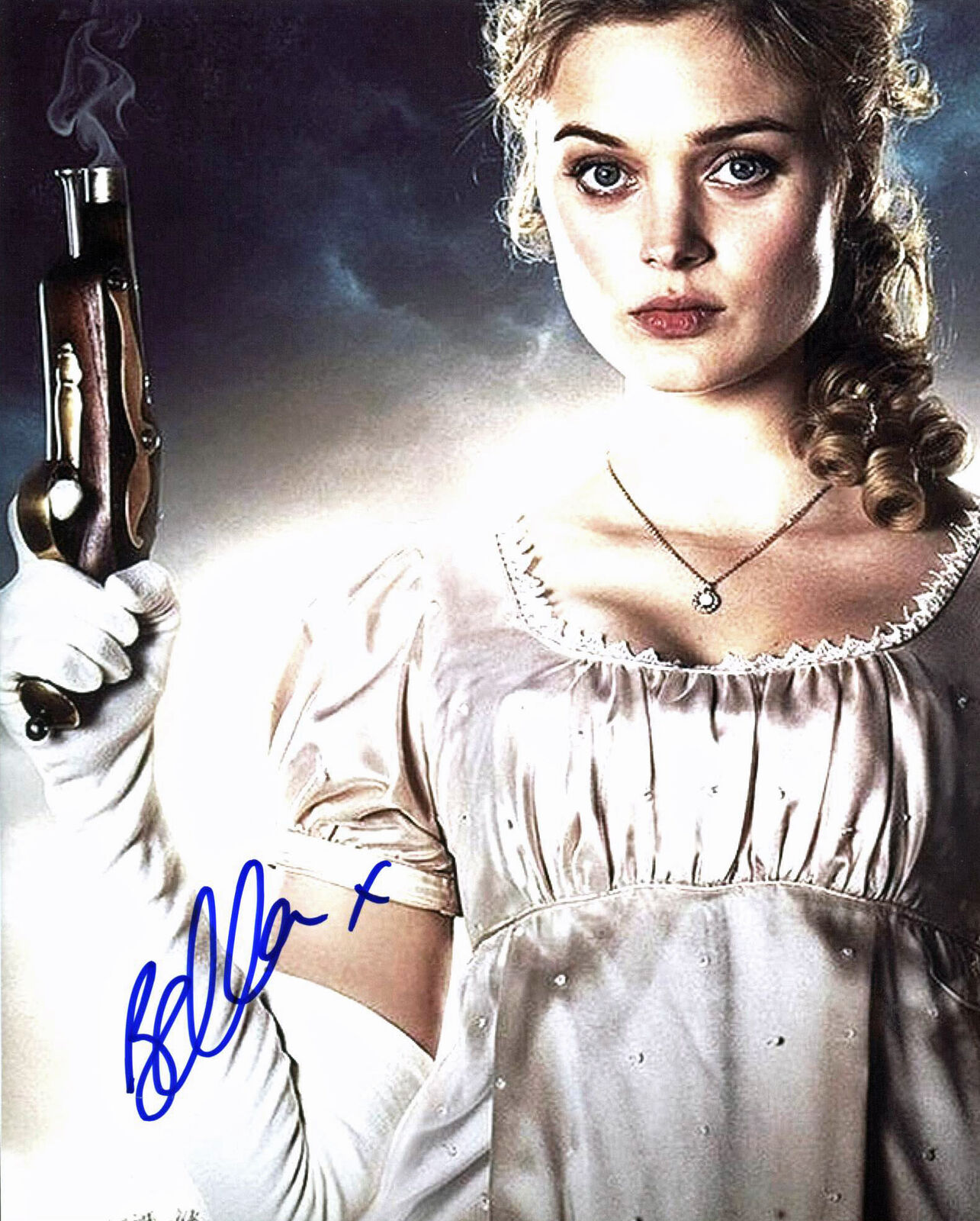 Bella Heathcote Pride & Prejudice & Zombies Signed 8X10 Photo Poster painting PSA/DNA #AB79591