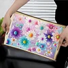 5D DIY Blume Diamond Painting Serviertablett aus Holz mit Griff für Wohnkultur