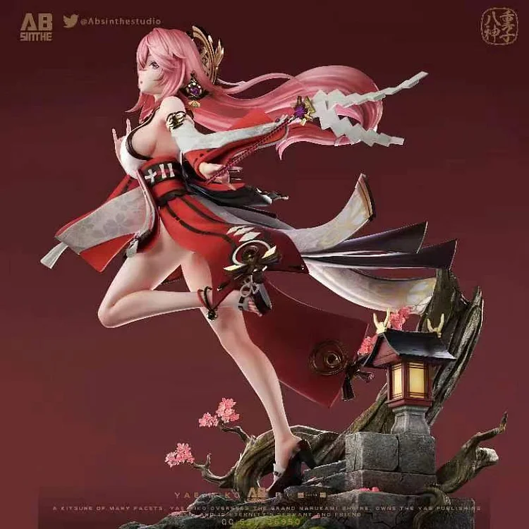 In-stock ABsinthe Studio Genshin Impact Yae Miko  1/6 Statue(GK) (Adult 18+)-