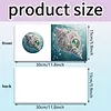 6Pcs Diamond Painting Marine Treasures Greeting Card Set with Envelopes for Birthdays Thanksgiving & Special Occasion