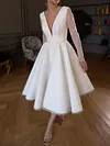 Shiny Long Sleeves Midi Dress