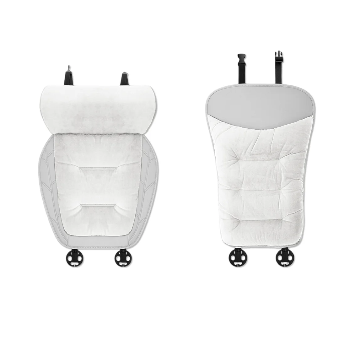 Integrated car leg support and seat cushion, universally applicable, light luxury and stylish car seat cushion