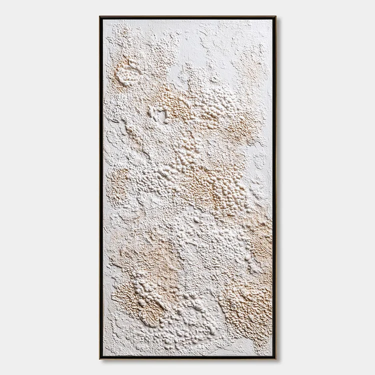 TERRA VEIL: Wabi Sabi Textured Minimalist Abstract Painting（Canvas painting）