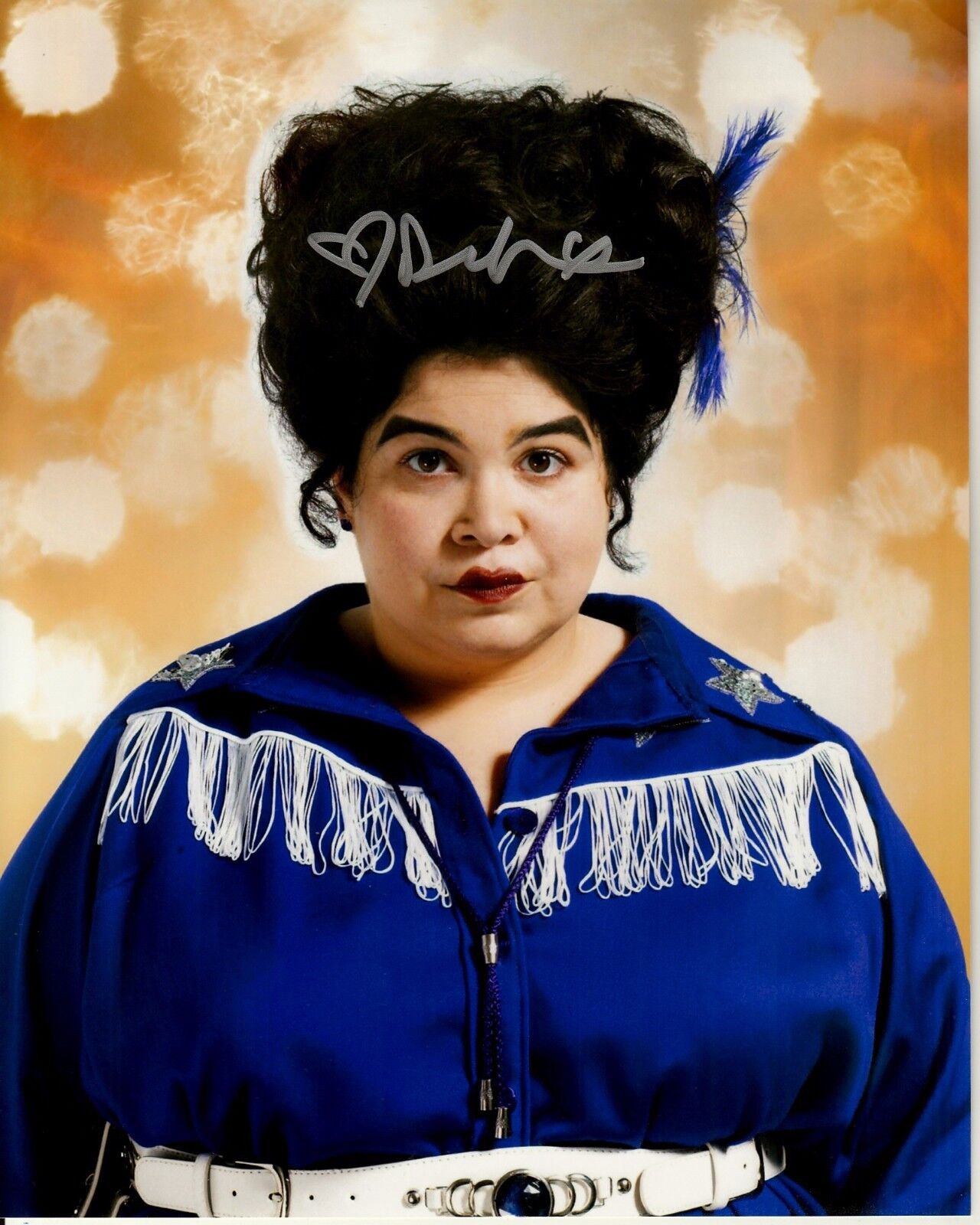 DEBBIE CHAZEN hand-signed DOCTOR WHO 8x10 w/ uacc rd coa GREAT CLOSEUP authentic