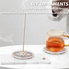 4pcs DIY Diamond Painting Incense Tray Incense Burner Stick Holder (Mandala)