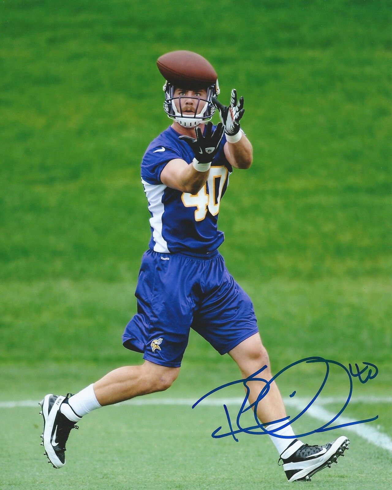 **GFA Minnesota Vikings *RHETT ELLISON* Signed 8x10 Photo Poster painting R4 COA**